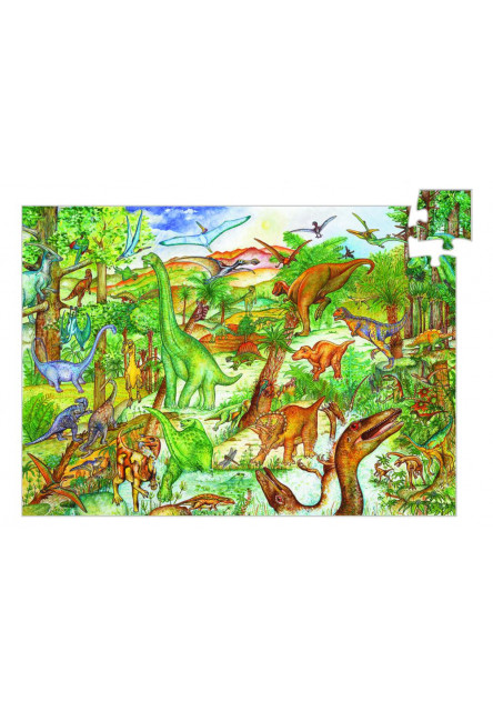 Objavovacie puzzle:  Dinosaury DJECO