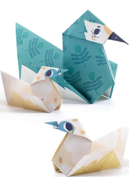 Origami: Zvieracie rodinky